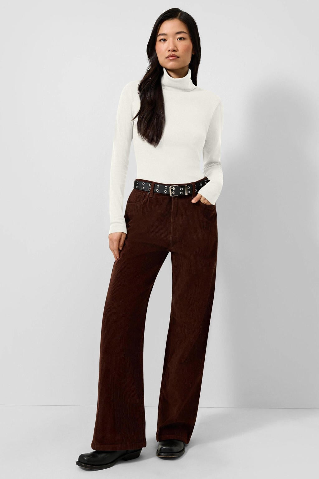 QS top met col - wit