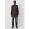 QS regular fit longsleeve - donkerbruin