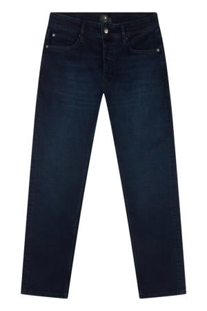 straight leg jeans - donkerblauw