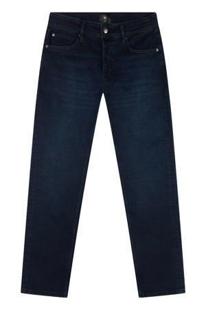 straight leg jeans - donkerblauw