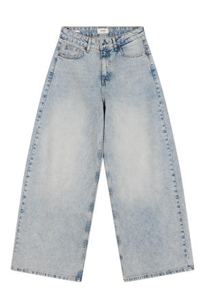 wide leg jeans - lichtblauw