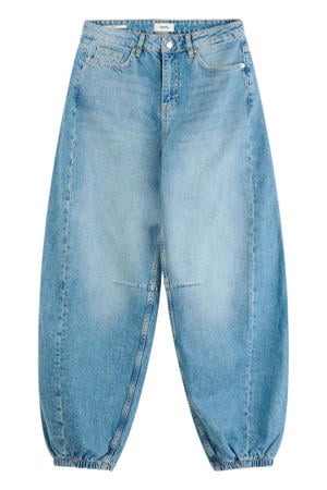 barrel jeans - mediumblauw