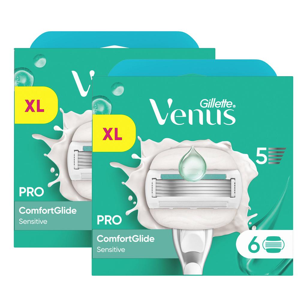 Gillette Venus Pro Comfortglide scheermesjes - 2 x 6 stuks