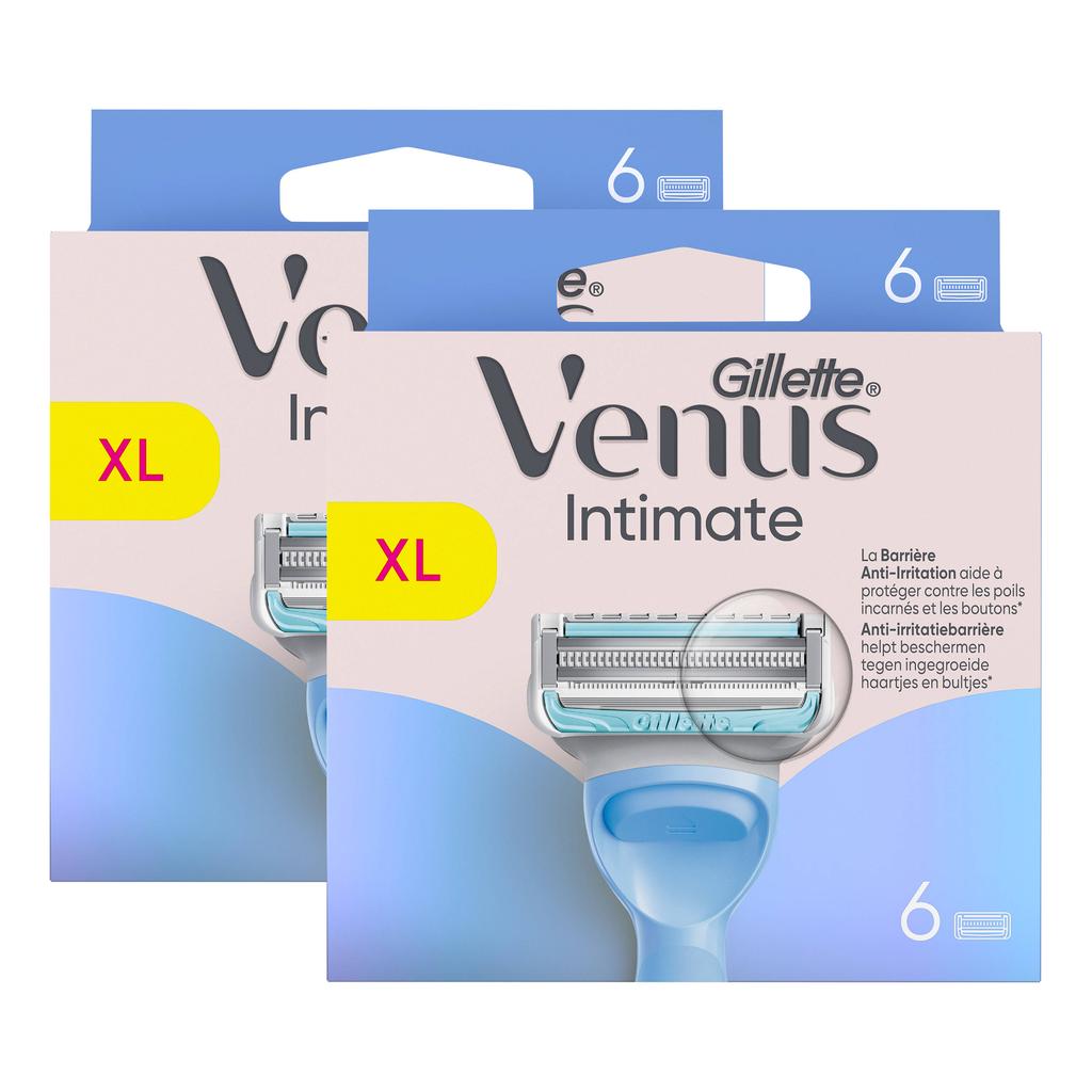 Gillette Venus Intimate voor de intieme zone - 2 x 6 stuks