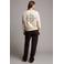 Pink Noir katoenen sweater met backprint - ecru