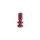 Present Time mangohouten kandelaar Cadiz Double Ring 7x15 cm - bordeauxrood
