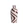 Present Time vaas Dublin Swirl 13x5x30 cm - burgundy rood/wit