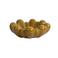 Present Time keramieken schaal Catania Flower 24x8 cm - olijfgroen