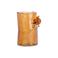 Present Time glazen vaas 9,5x15 cm - oranje