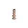 Present Time houten kandelaar Cadiz Double Ring 7x15 cm - mokkabruin