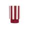 Leitmotiv Tafellamp Vienna Stripes - Burgundy/gebrokenwit