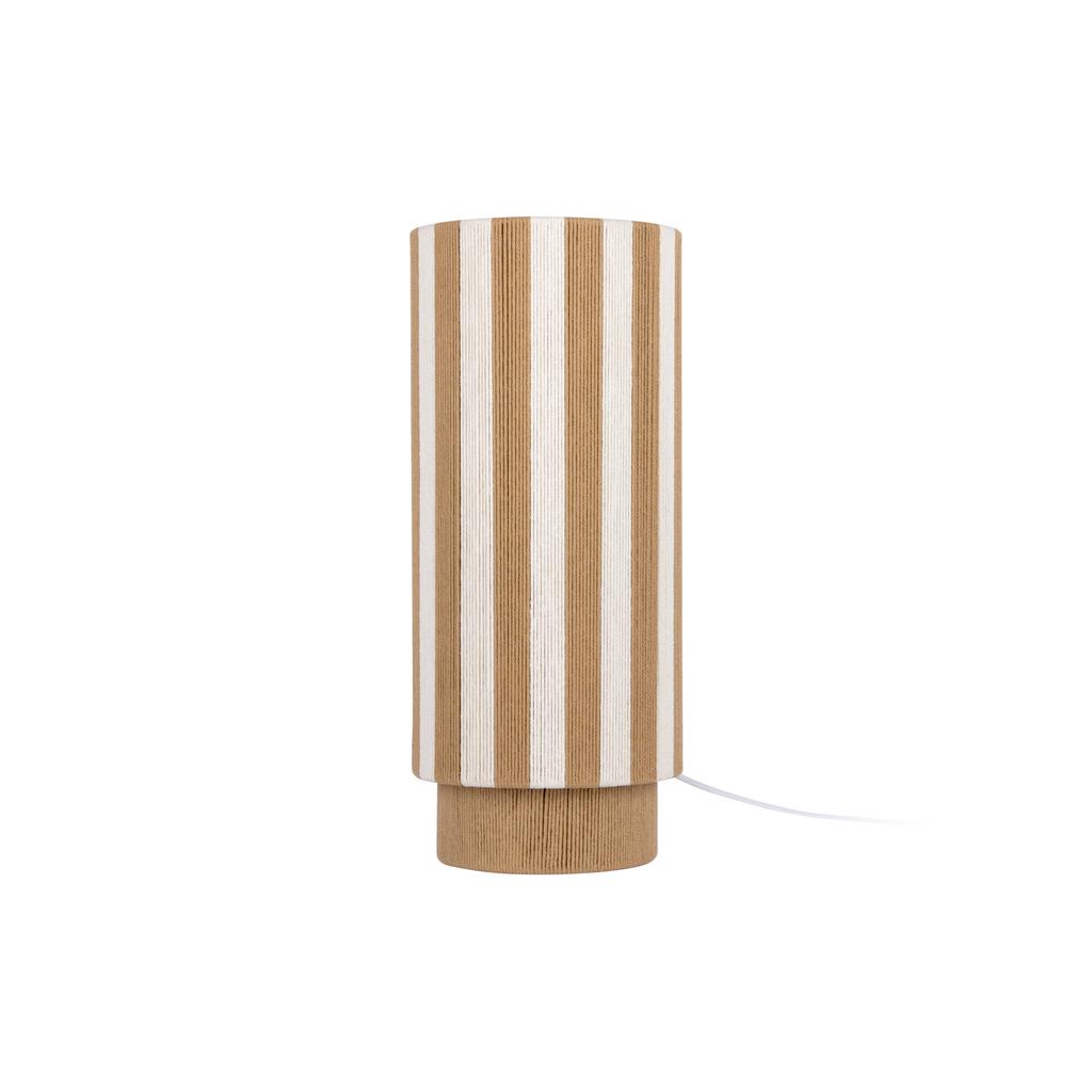 Leitmotiv Tafellamp Vienna Stripes - naturel/gebrokenwit