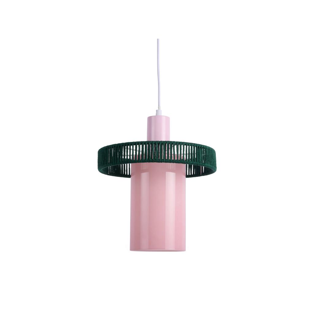 Leitmotiv Hanglamp Firenze Long - zachtroze/groen
