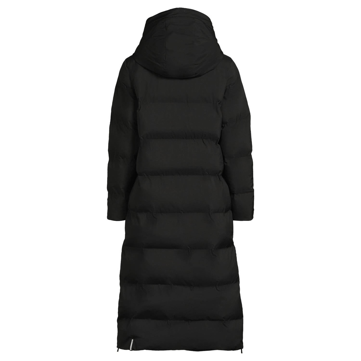 Khujo gewatteerde winterjas zwart