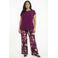 YOEK broek Plus Size - paars