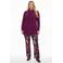 YOEK broek Plus Size - paars