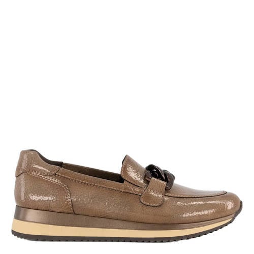Easy Street lakleren instappers taupe