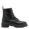 Graceland veterboots met profielzool - zwart