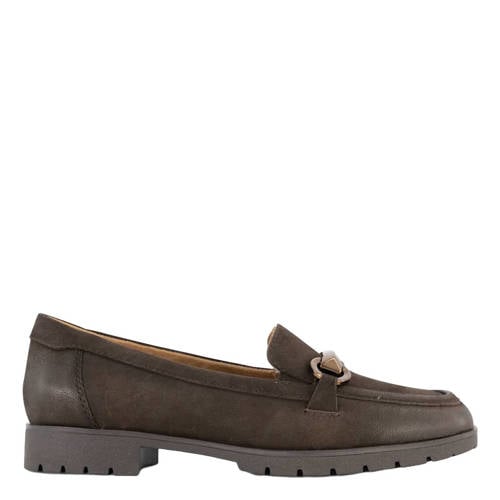 Medicus suède loafers met profielzool bruin
