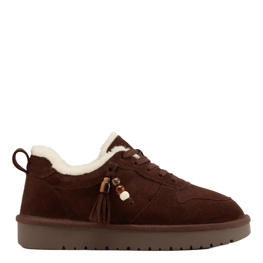 Graceland suèdelook sneakers - bruin