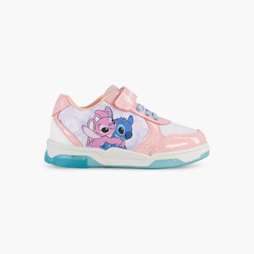 Stitch sneakers met lichtjes roze