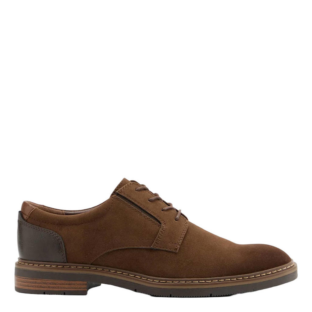AM SHOE suèdelook veterschoenen - bruin