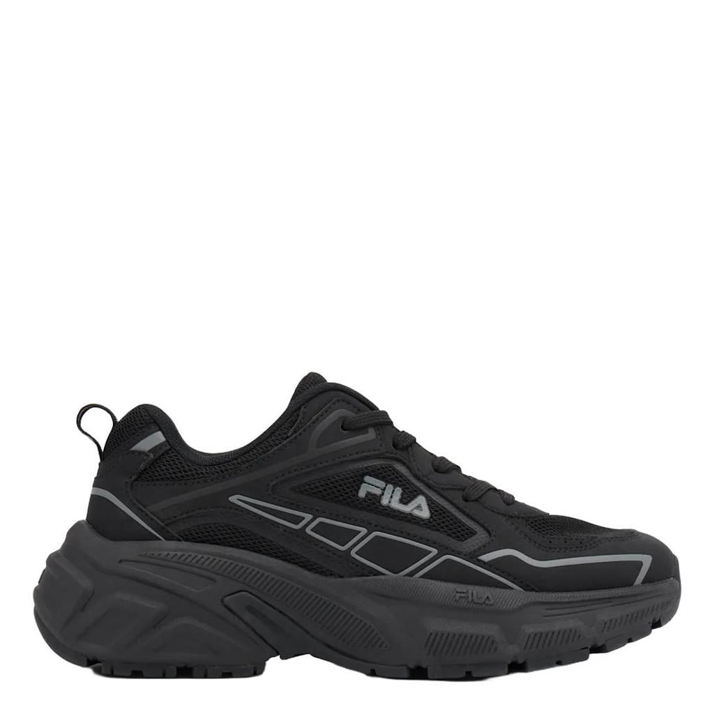 Fila chunky sneakers met logo - zwart