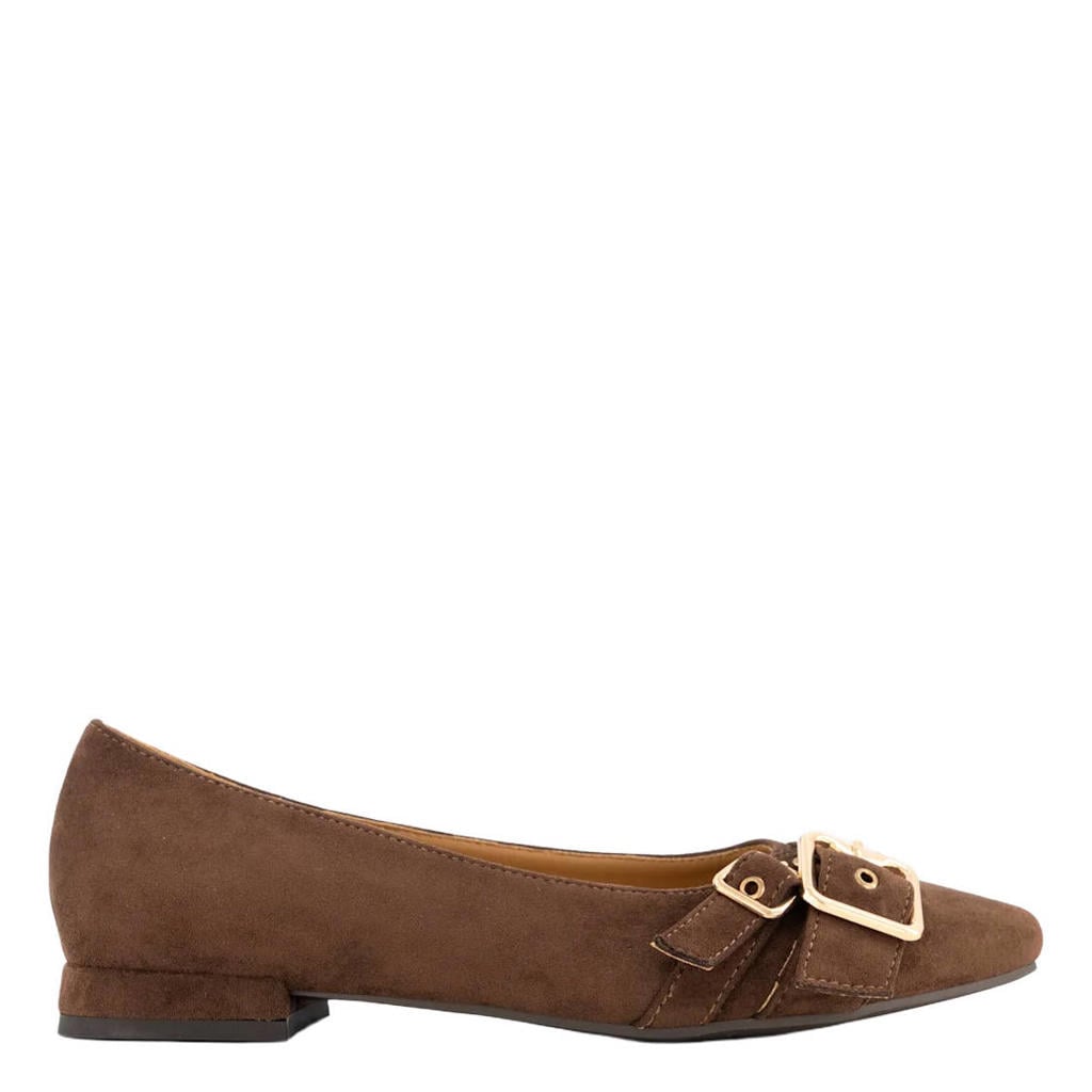 Graceland suèdelook loafers - bruin
