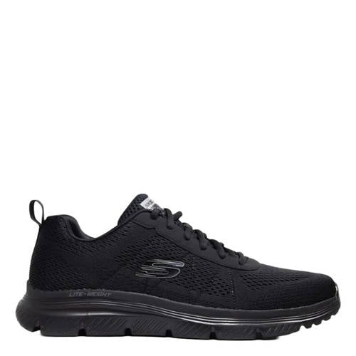 Skechers Burns 2.0 Slip-on sneakers met logo zwart