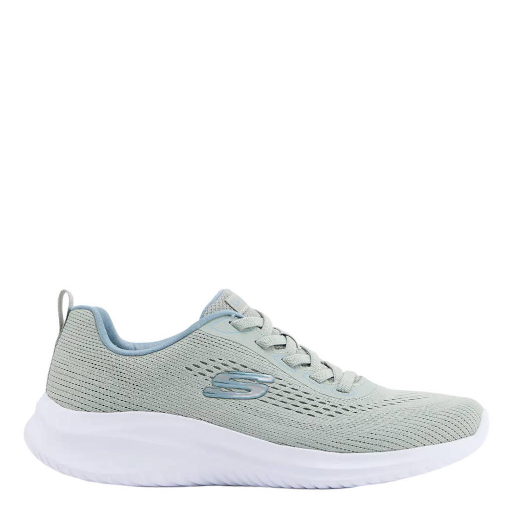 Skechers slip-on sneakers met logo - mintgroen