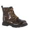 Graceland lakleren enkelboots met profielzool - bruin