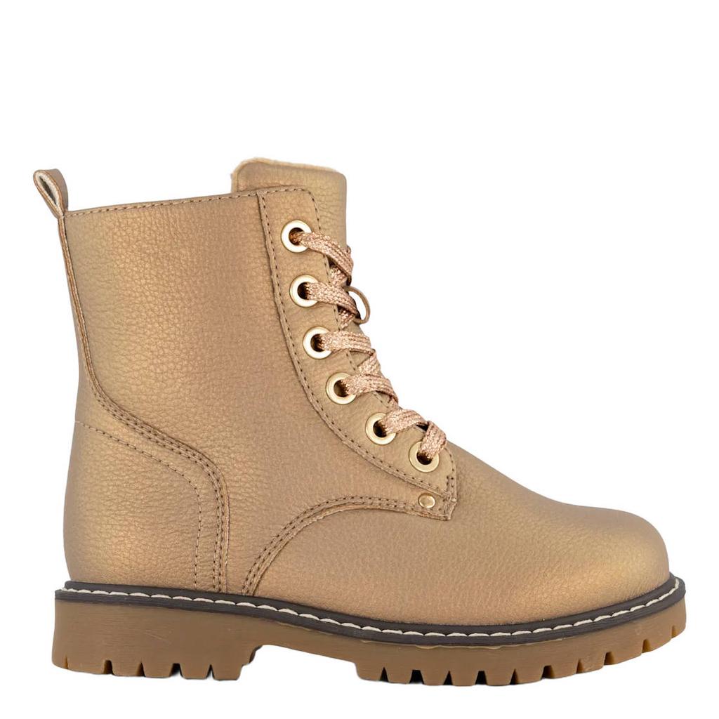 Graceland enkelboots met profielzool - camel