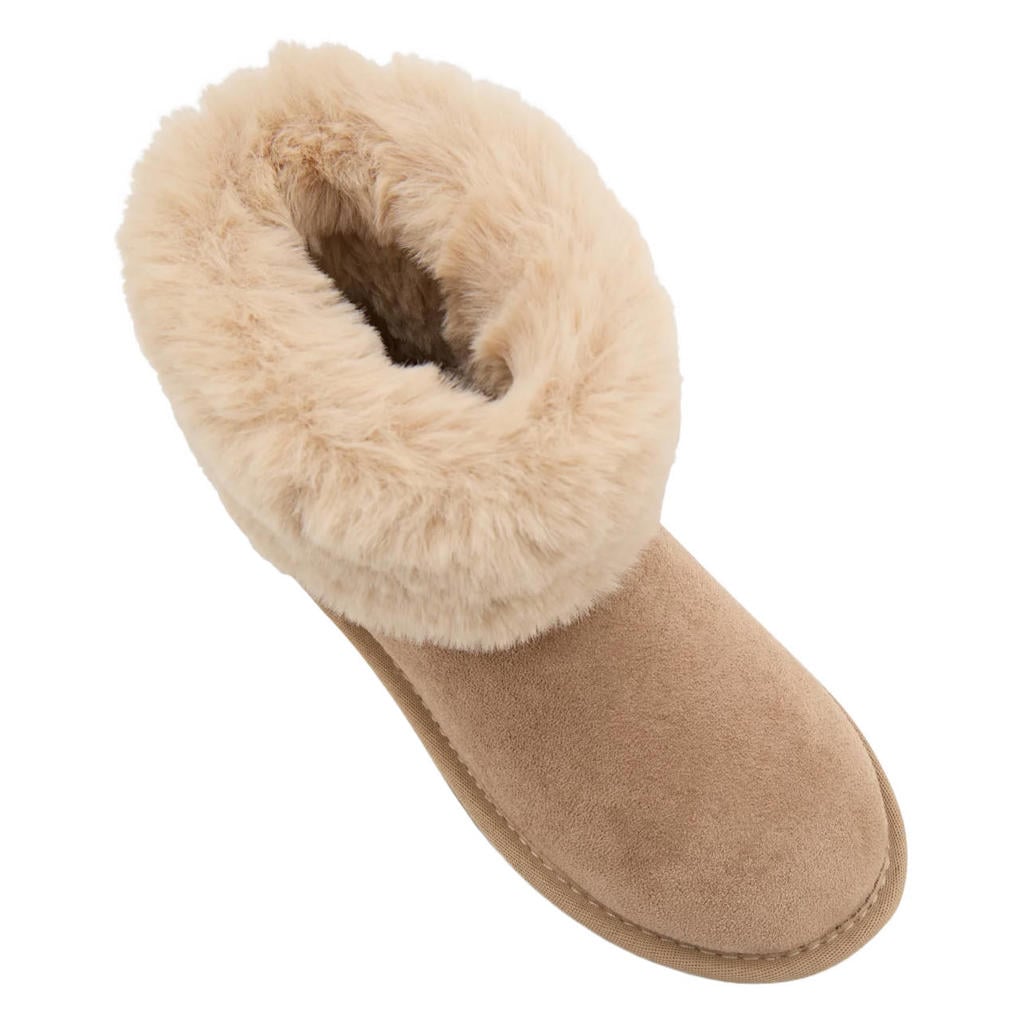 Beige meisjes Graceland suèdelook enkelboots -