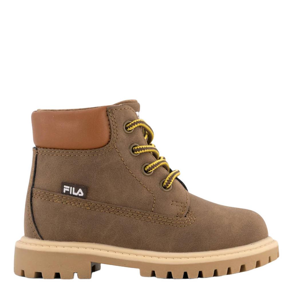 Fila veterschoenen met profielzool - taupe