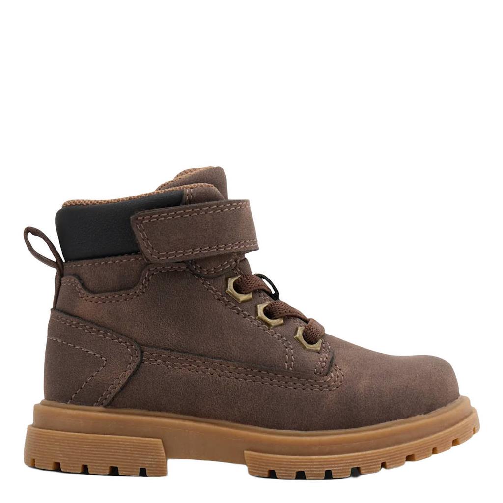 Vty enkelboots met profielzool - bruin