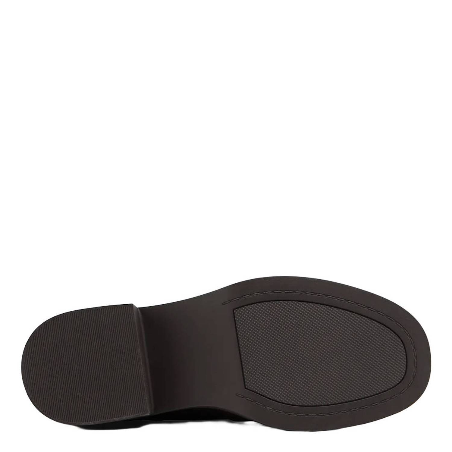 Graceland enkelboots met blokhak bruin