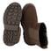 Graceland enkelboots met profielzool - donkerbruin
