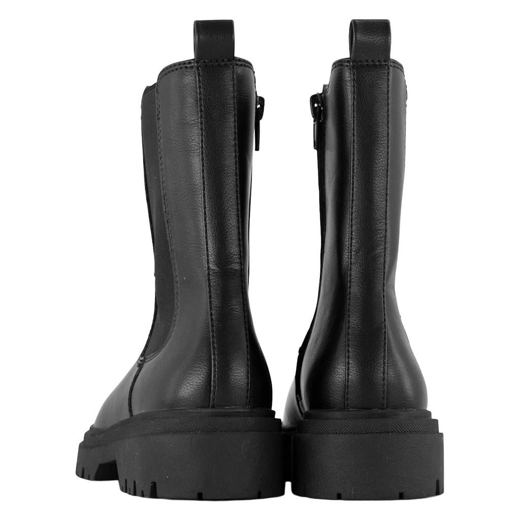 Graceland enkelboots met profielzool - zwart