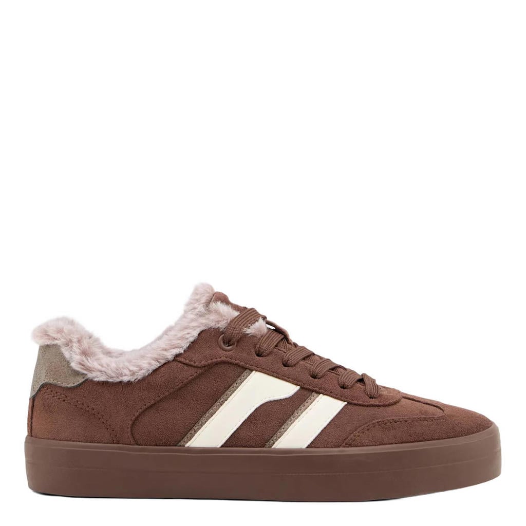 Graceland suèdelook sneakers - bruin