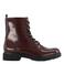 Graceland lakleren veterboots met profielzool - bordeaux