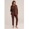 WE Fashion getailleerde blazer met split - bruin