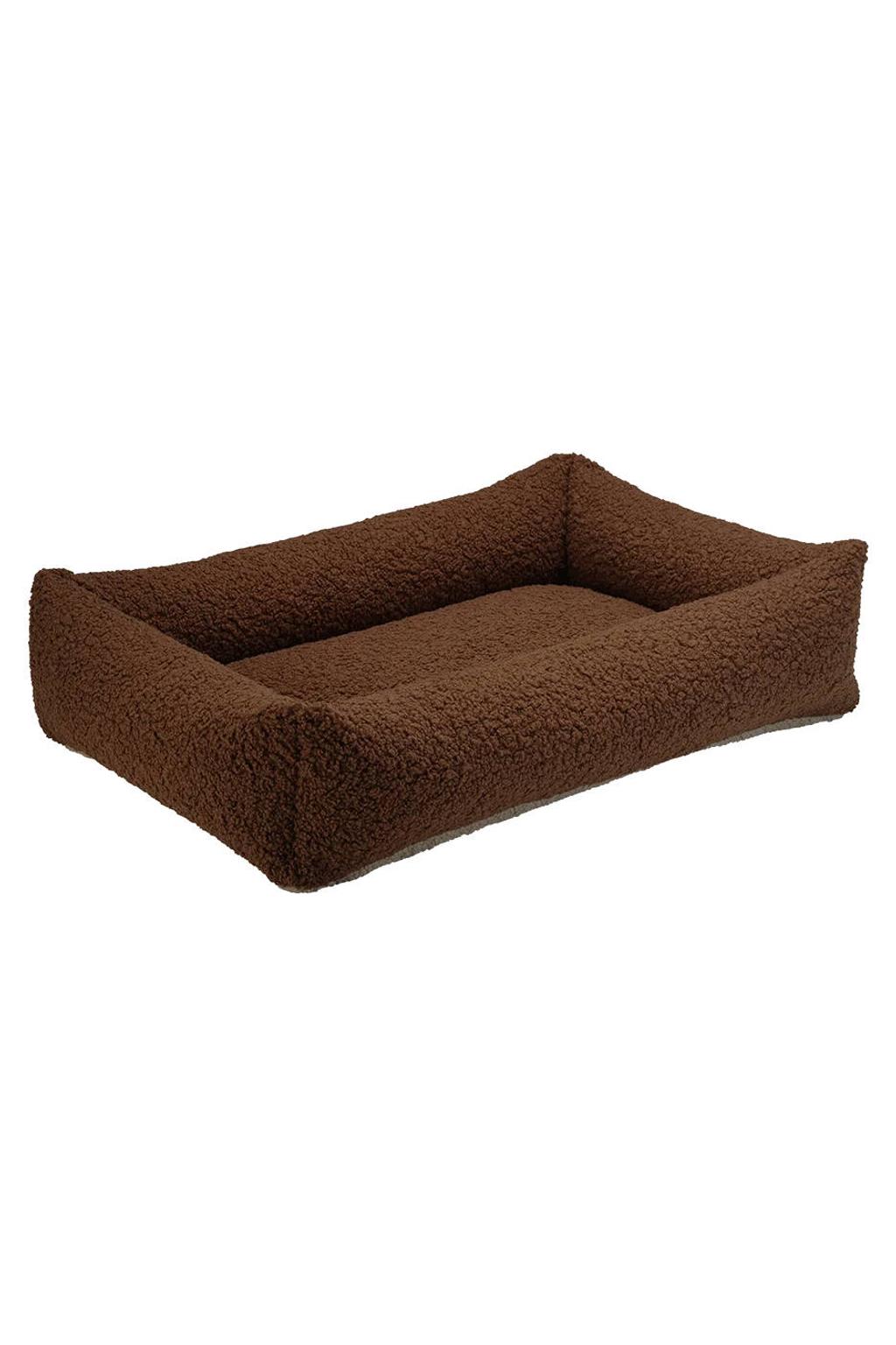 Wigiwama Hondenmand Warm Hazelnoot Huisdieren Knuffelbed L