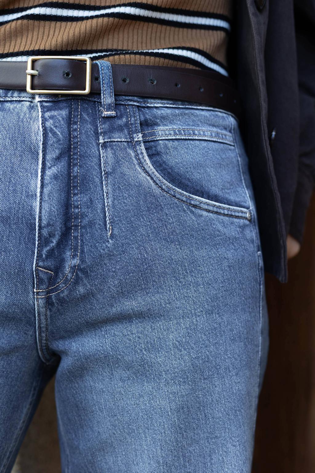 Para Mi barrel jeans - medium blue denim