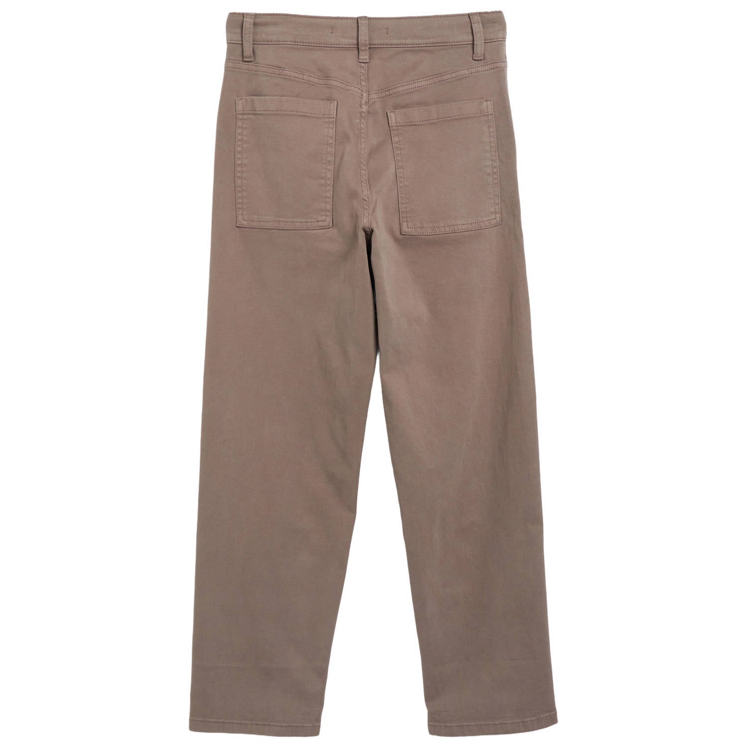 s.Oliver casual broek donkerbruin