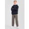 s.Oliver casual broek - donkerbruin