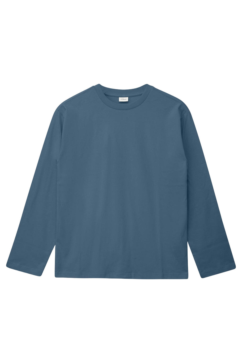 s.Oliver longsleeve met backprint - grijsblauw