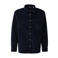 s.Oliver Big Size relaxed fit corduroy overhemd - blauwzwart