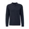s.Oliver Big Size Plus Size katoenen regular fit gebreide trui - blauwzwart