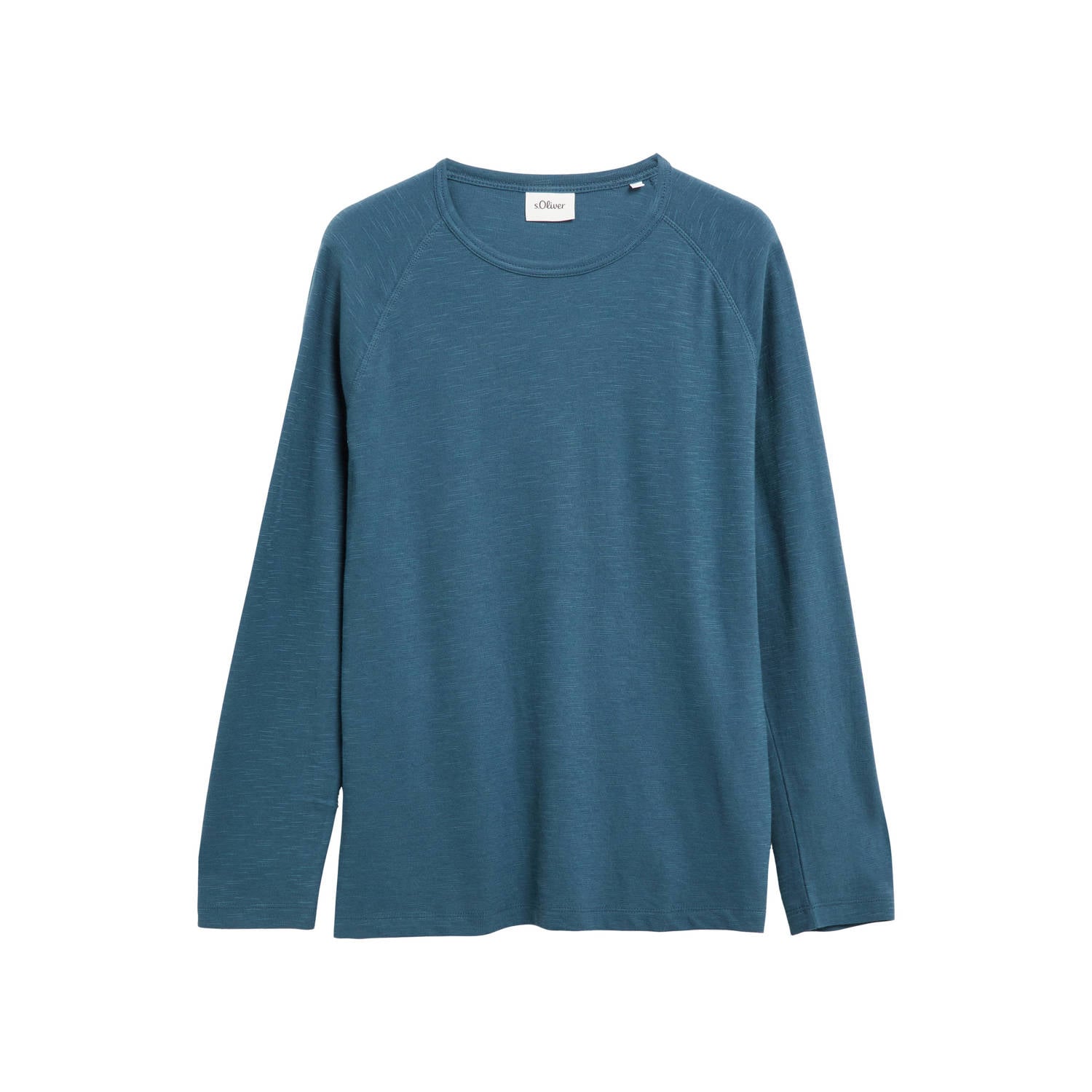 S.Oliver regular fit longsleeve blauw