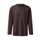 s.Oliver regular fit longsleeve - donkerbruin
